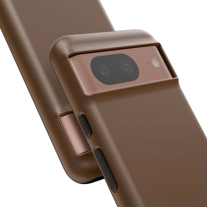 SOLID Chocolate Coco Tough Case for Google Pixel