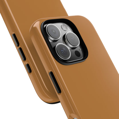 SOLID Spiced Caramel Tough Case for Apple