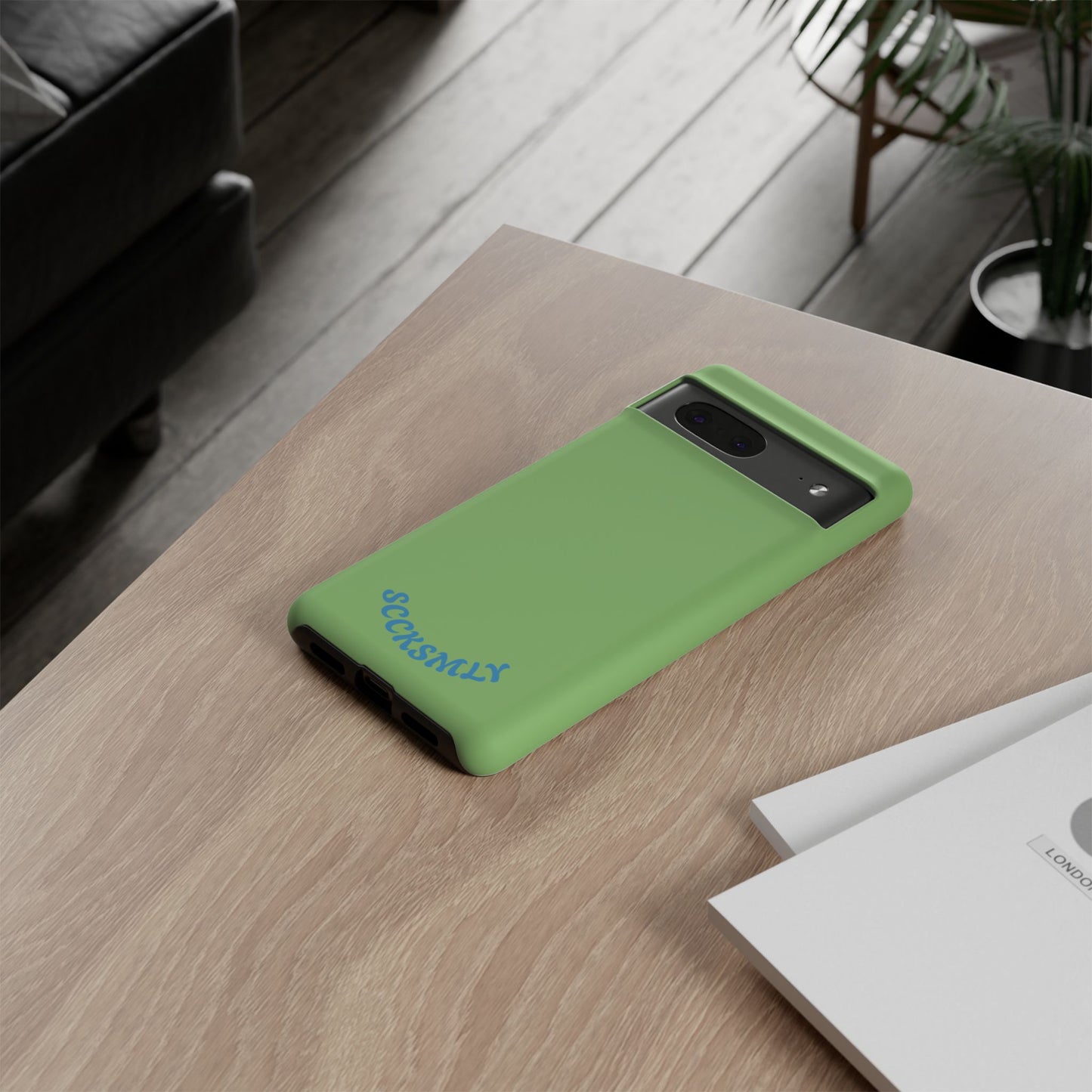 SOLID Sour Lime Tough Case for Google Pixel