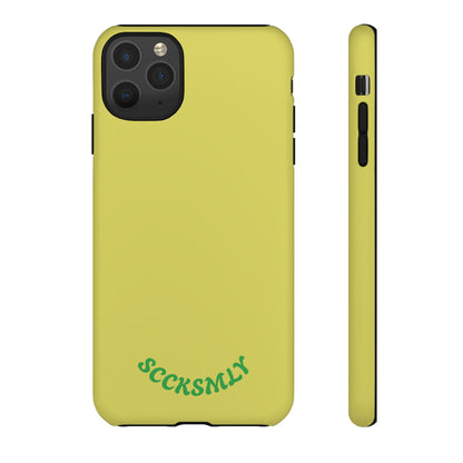 SOLID Lemon Pop Tough Case for Apple