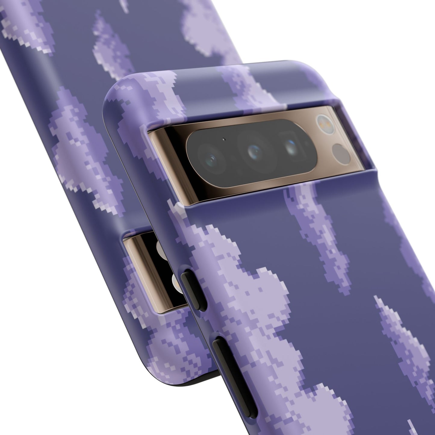 Lilac Pixel Cloud Tough Phone Case for Google Pixel