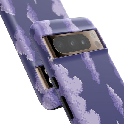 Lilac Pixel Cloud Tough Phone Case for Google Pixel