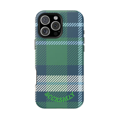 Earth and Sky Plaid Phone Case for Apple