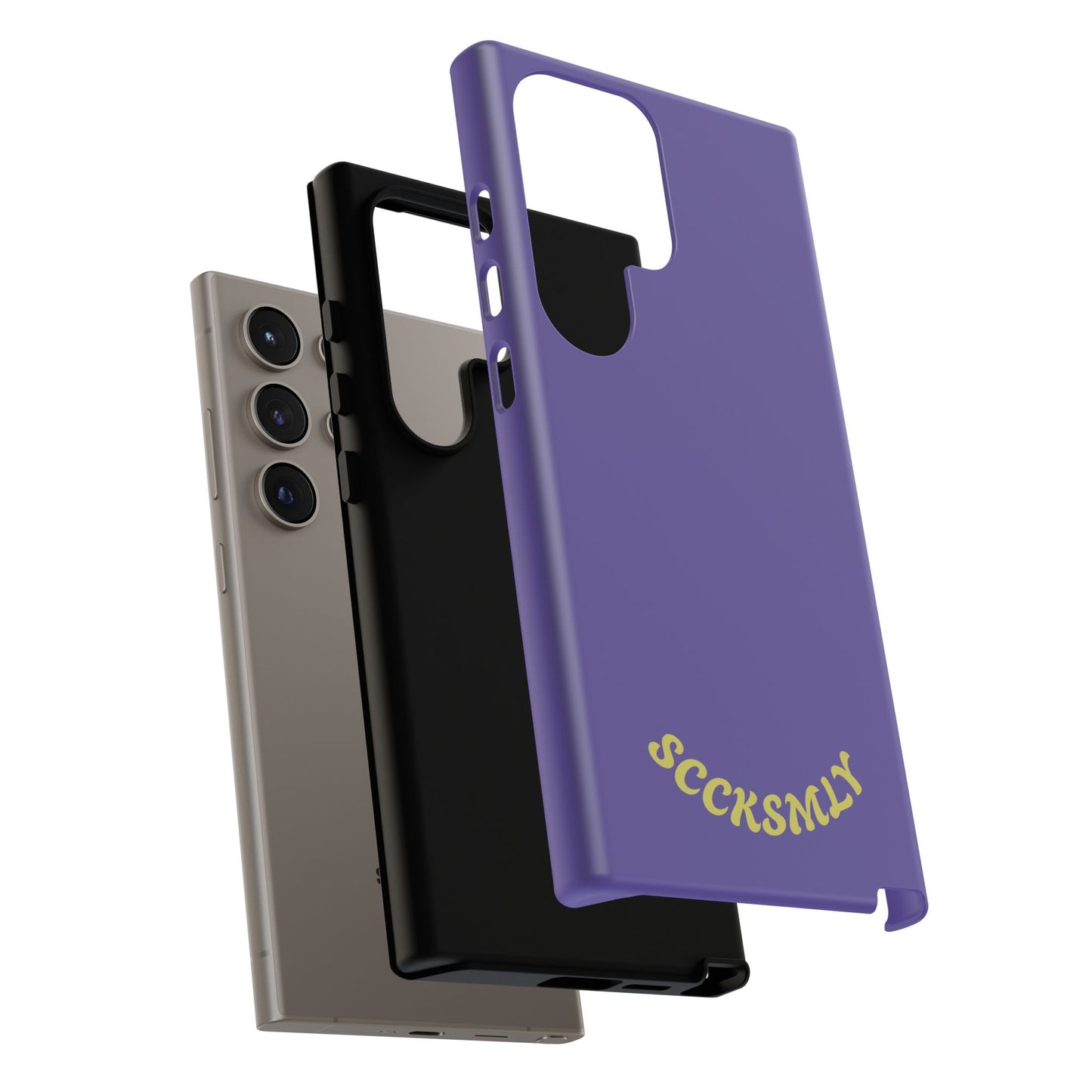 SOLID Dreamy Dusk Purple Tough Case for Samsung