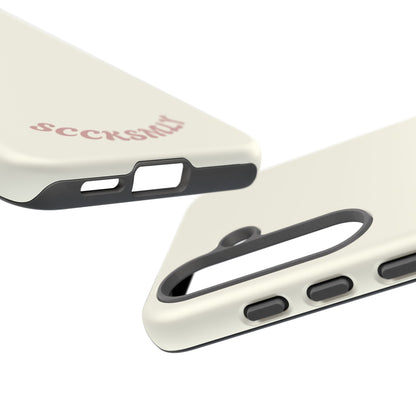Sweet Oat Milk Tough Phone Case for Samsung