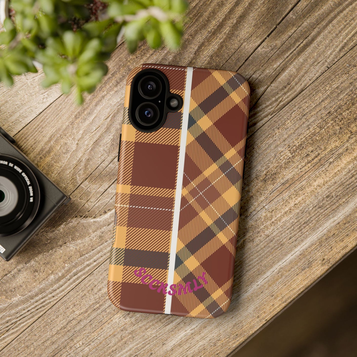 Autumn Plaid Phone Case for Apple