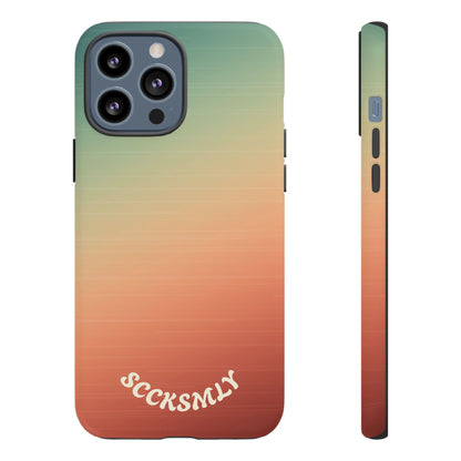 Warm Ombré Tough Phone Case for Apple