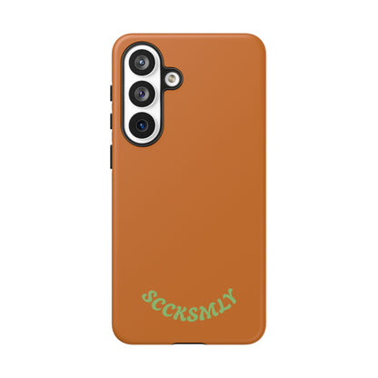 SOLID Terracotta Coal Tough Case for Samsung