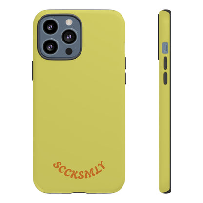 SOLID Lemon Dijon Glaze Tough Case for Apple