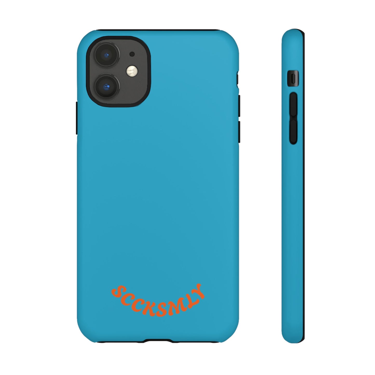 SOLID Blue Spook Tough Case for Apple