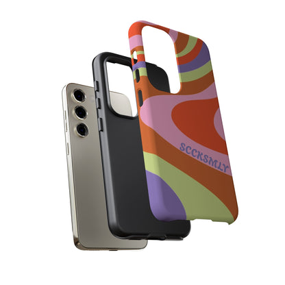 Curvy Swirl Phone Case for Samsung