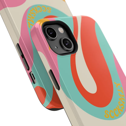 Psychodelic Acid Swirl Phone Case for Apple