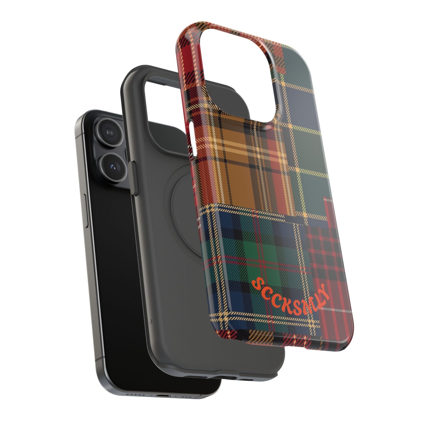 Heritage Hues Patchwork Tough Phone Case for Apple