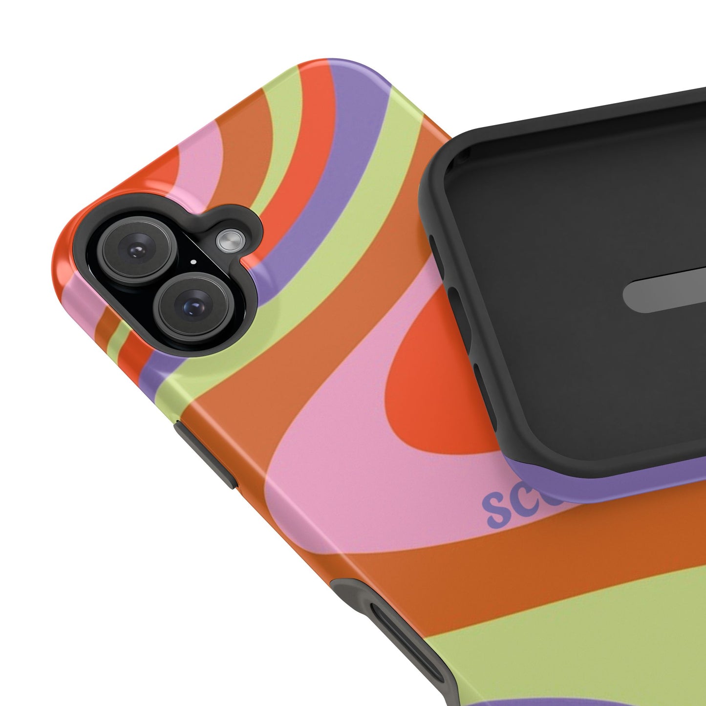 Curvy Swirl Phone Case for Apple
