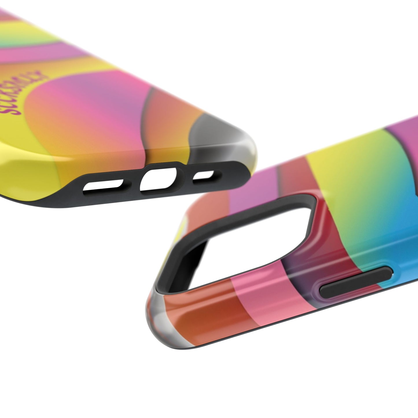 Modern Retro Rainbow Phone Case for "IOS or Apple"