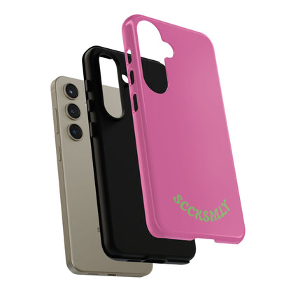 SOLID Sweet Static Pink Tough Case for Samsung
