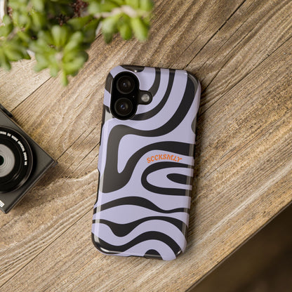 Purple Swirl Phone Case for Apple