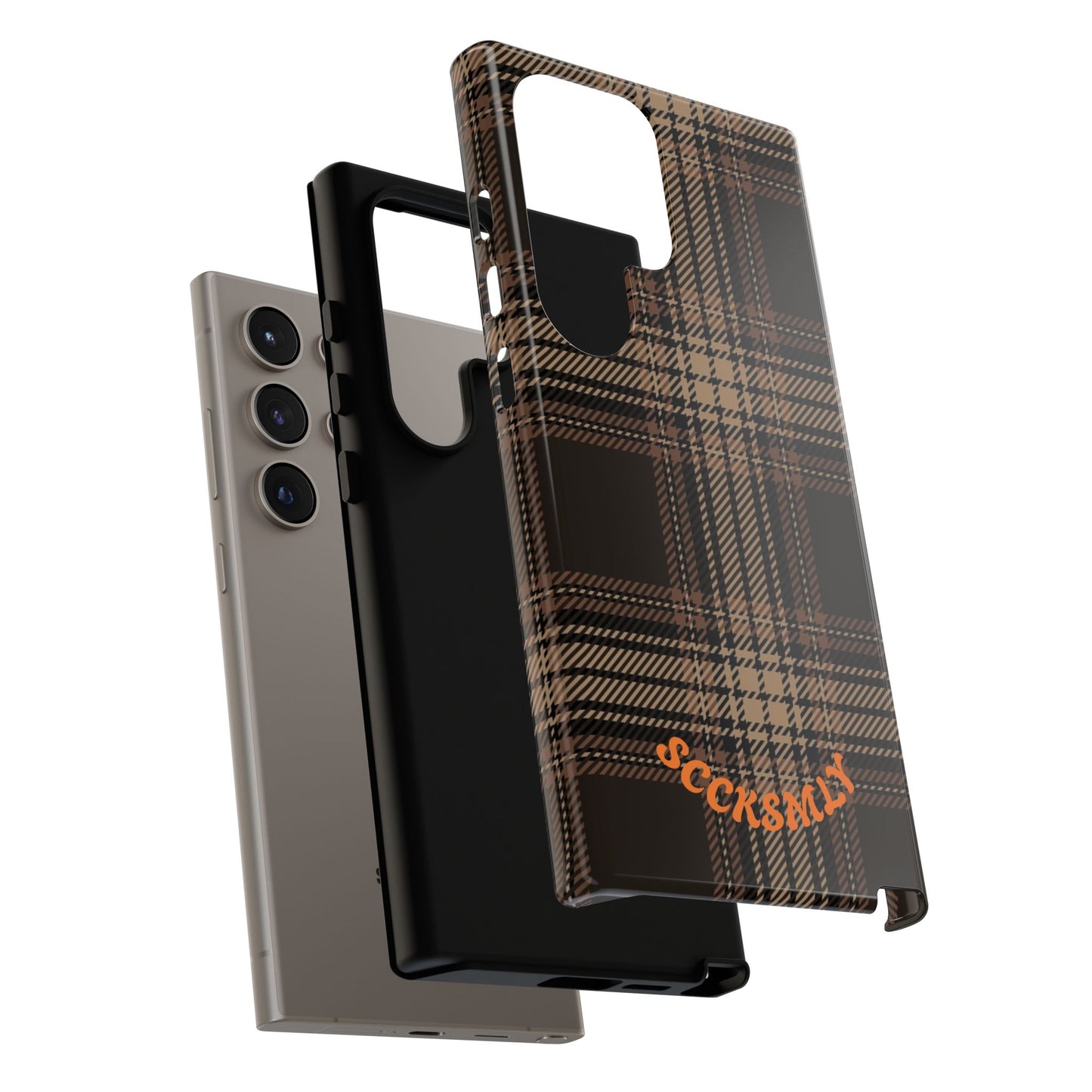 Brown Bread Plaid Tough Phone Case Samsung