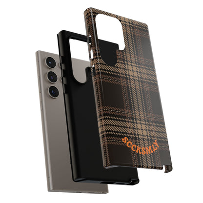Brown Bread Plaid Tough Phone Case Samsung