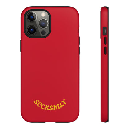 SOLID Calm Cherry Tough Case for Apple