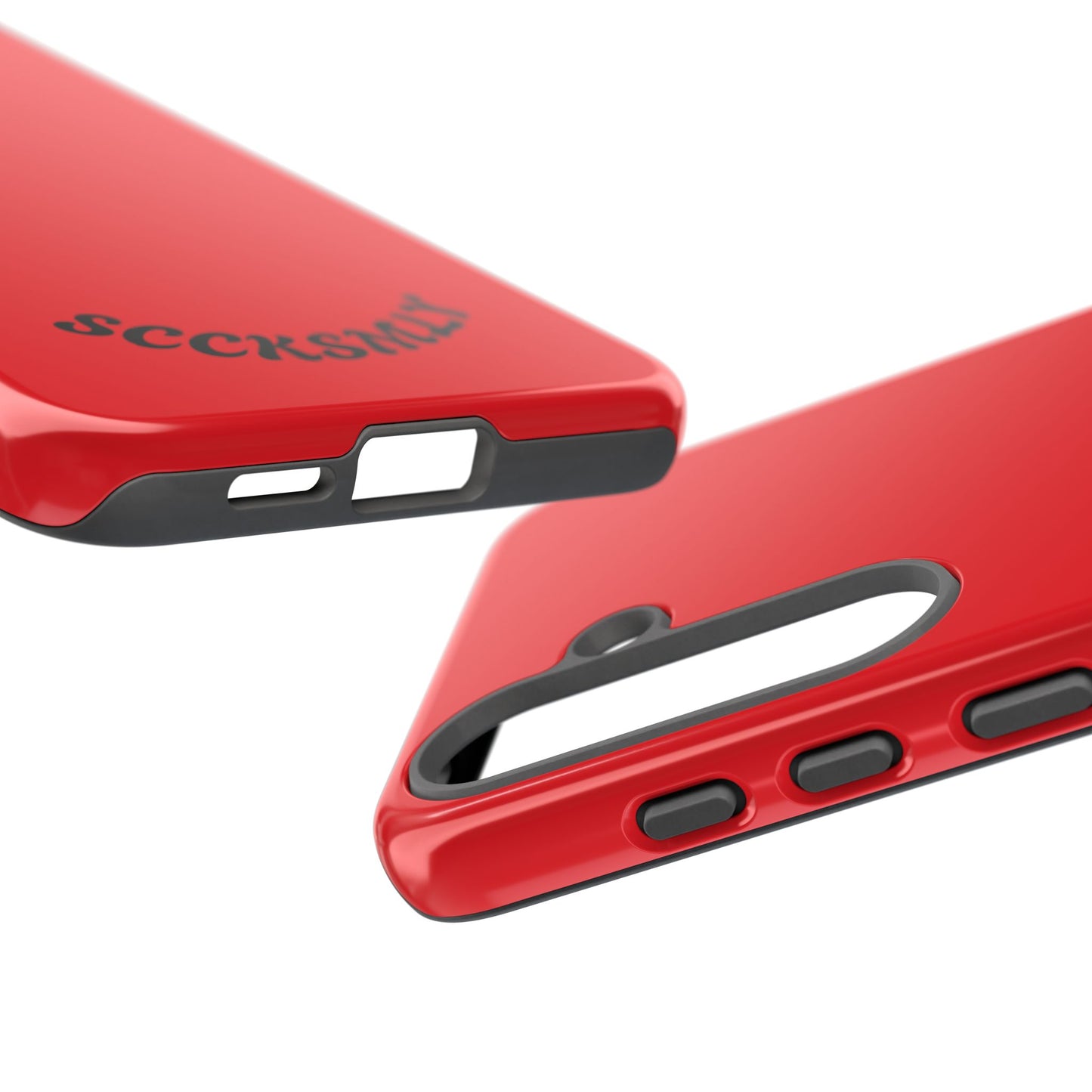 SOLID Screaming Red Tough Case for Samsung