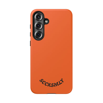 SOLID Tangerine Tough Case for Samsung