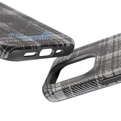 Smoky Grungy Plaid Phone Case for Apple