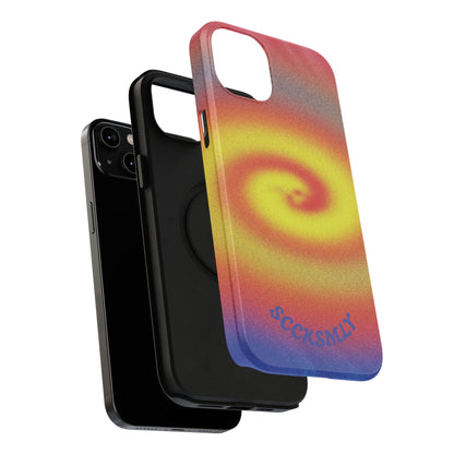 Toxic Spiral Tough Phone Case for Apple