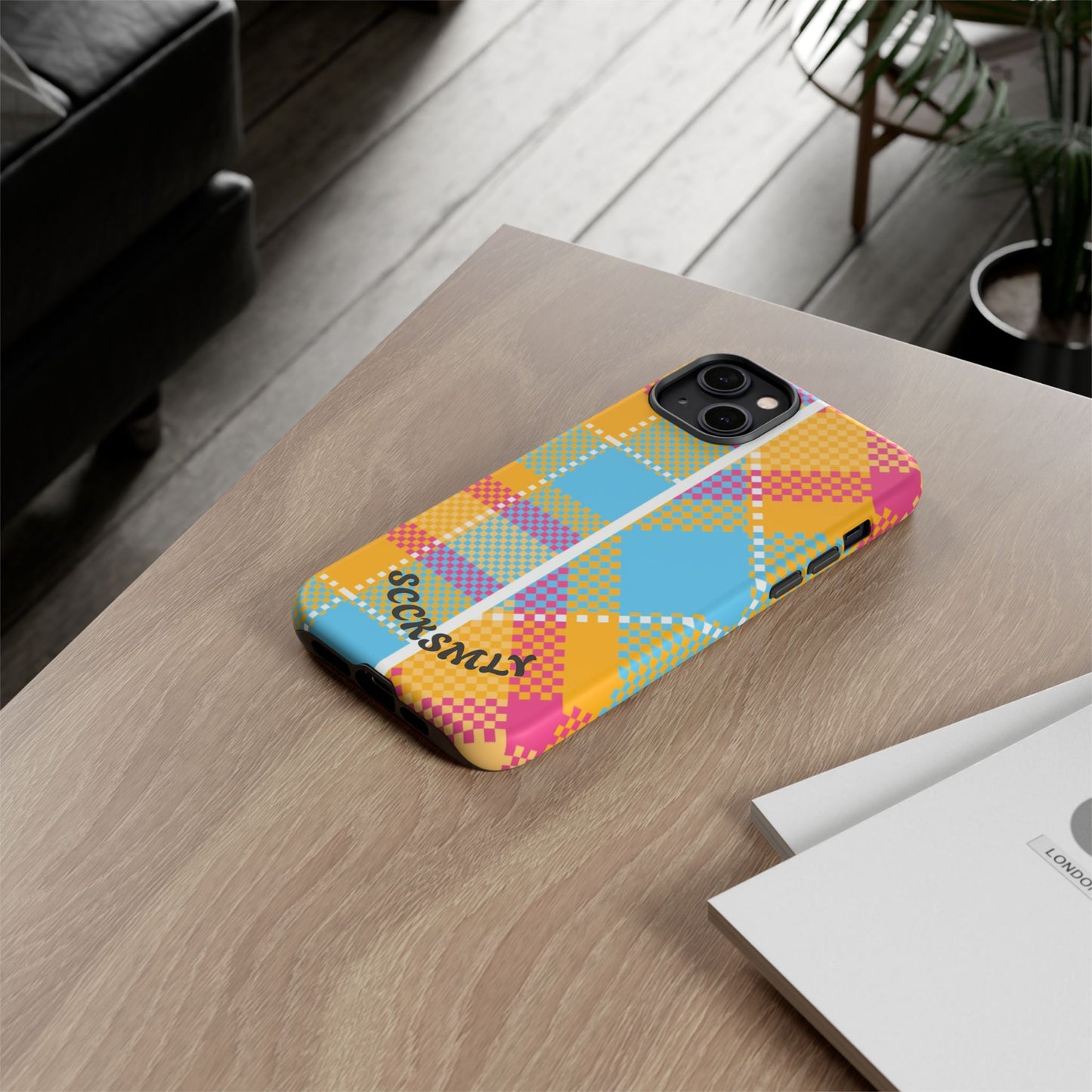 Pattern Punch Phone Case for Apple