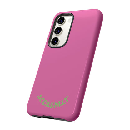 SOLID Sweet Static Pink Tough Case for Samsung