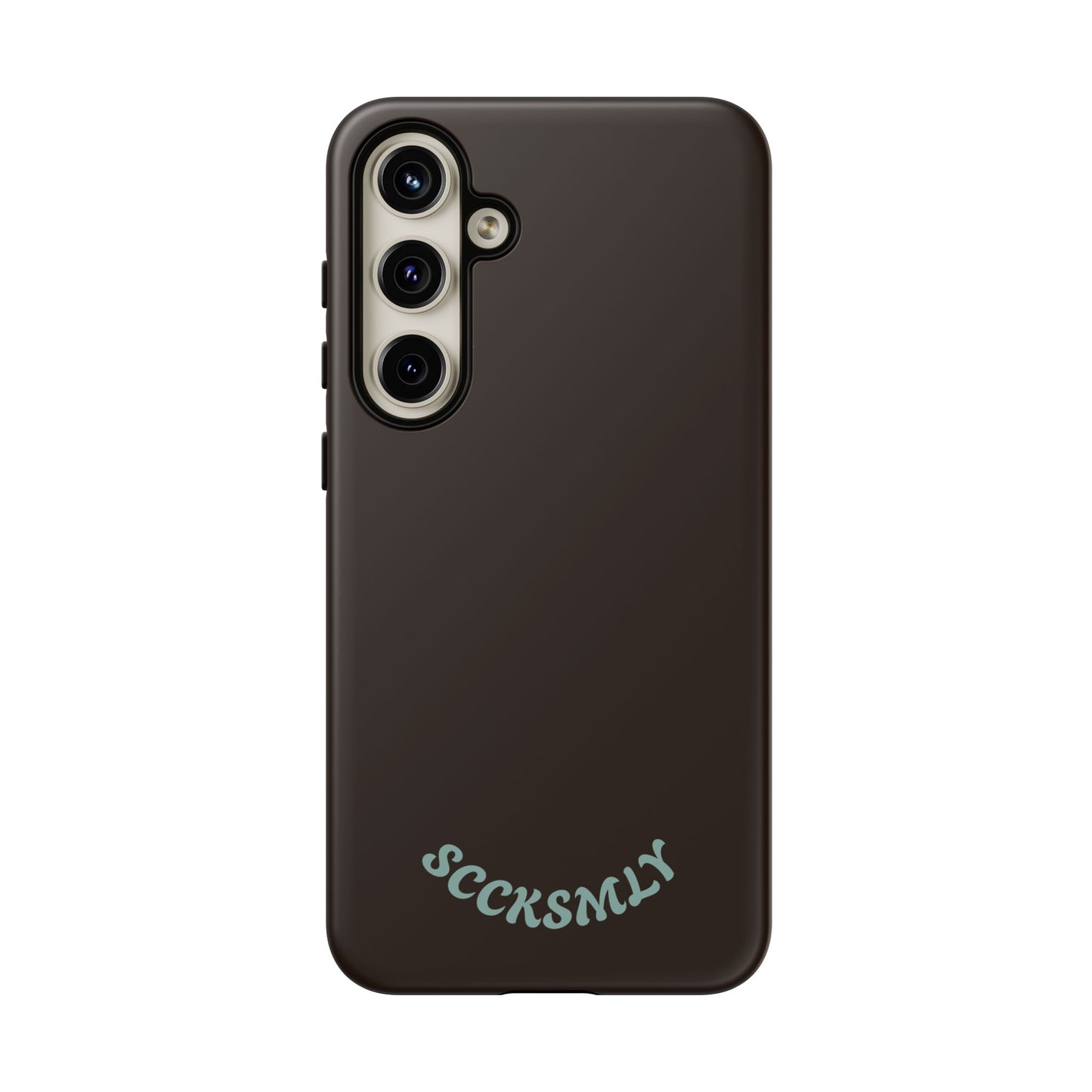 SOLID Espresso Mint Tough Phone Case for Samsung