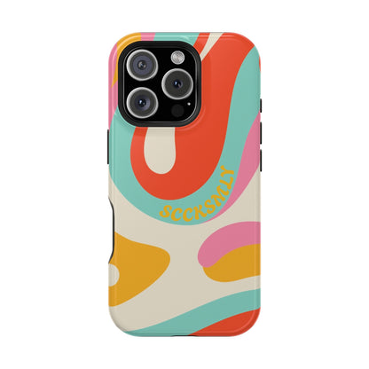 Psychodelic Acid Swirl Phone Case for Apple
