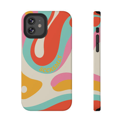 Psychodelic Acid Swirl Phone Case for Apple