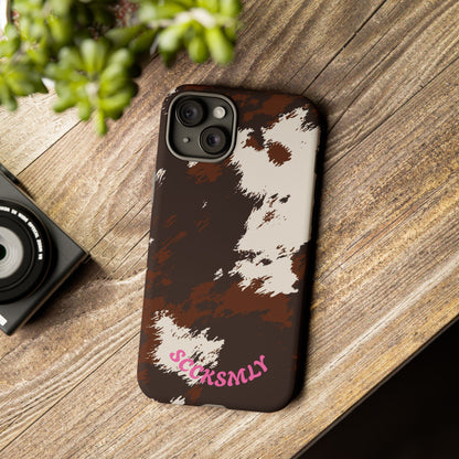 Sooo Cowboy Orange Tough Phone Case for Apple