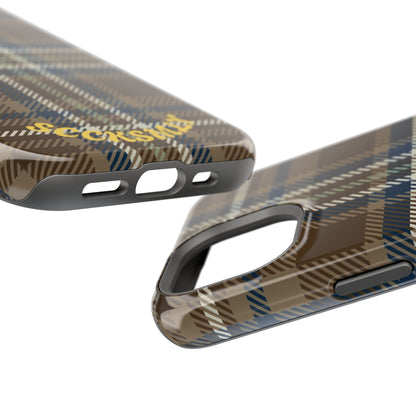 Earth and Sky Plaid Phone Case for Apple