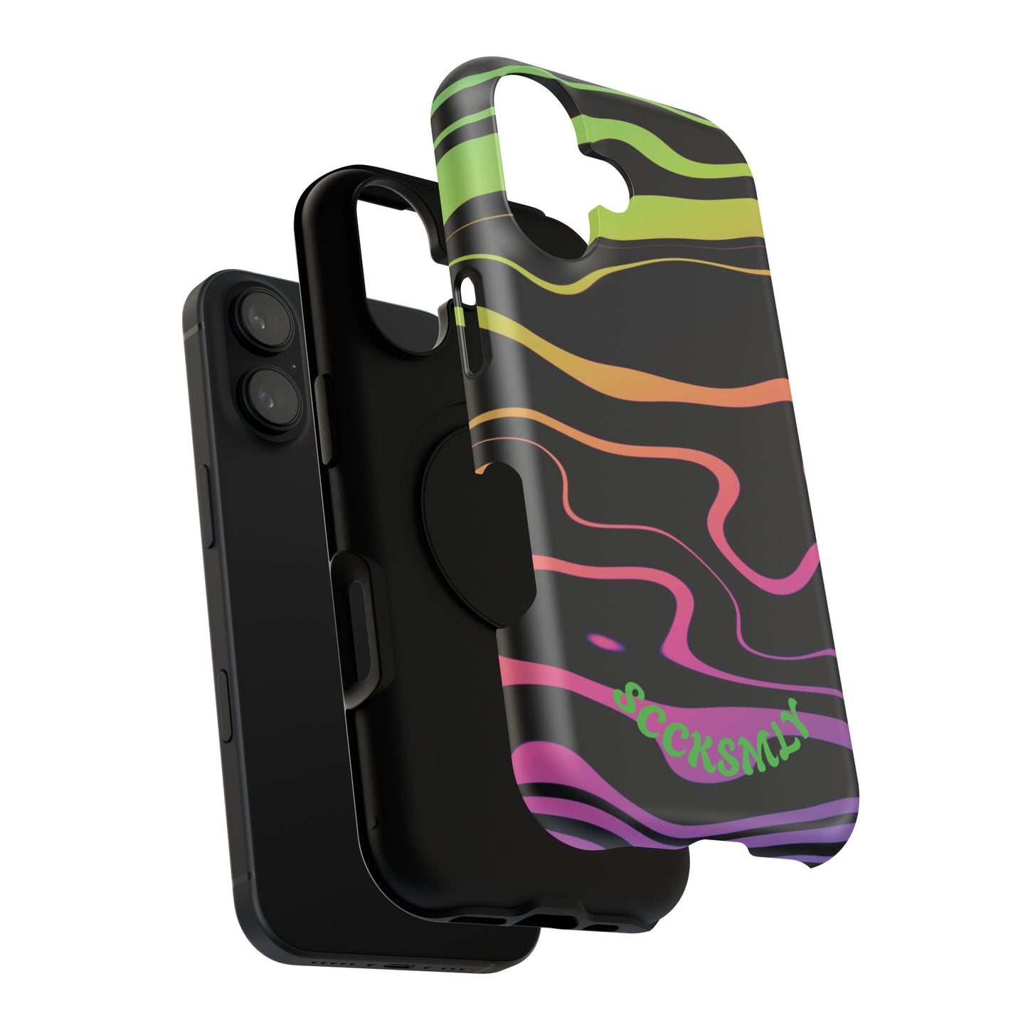 Dark Rainbow Phone Case for Apple