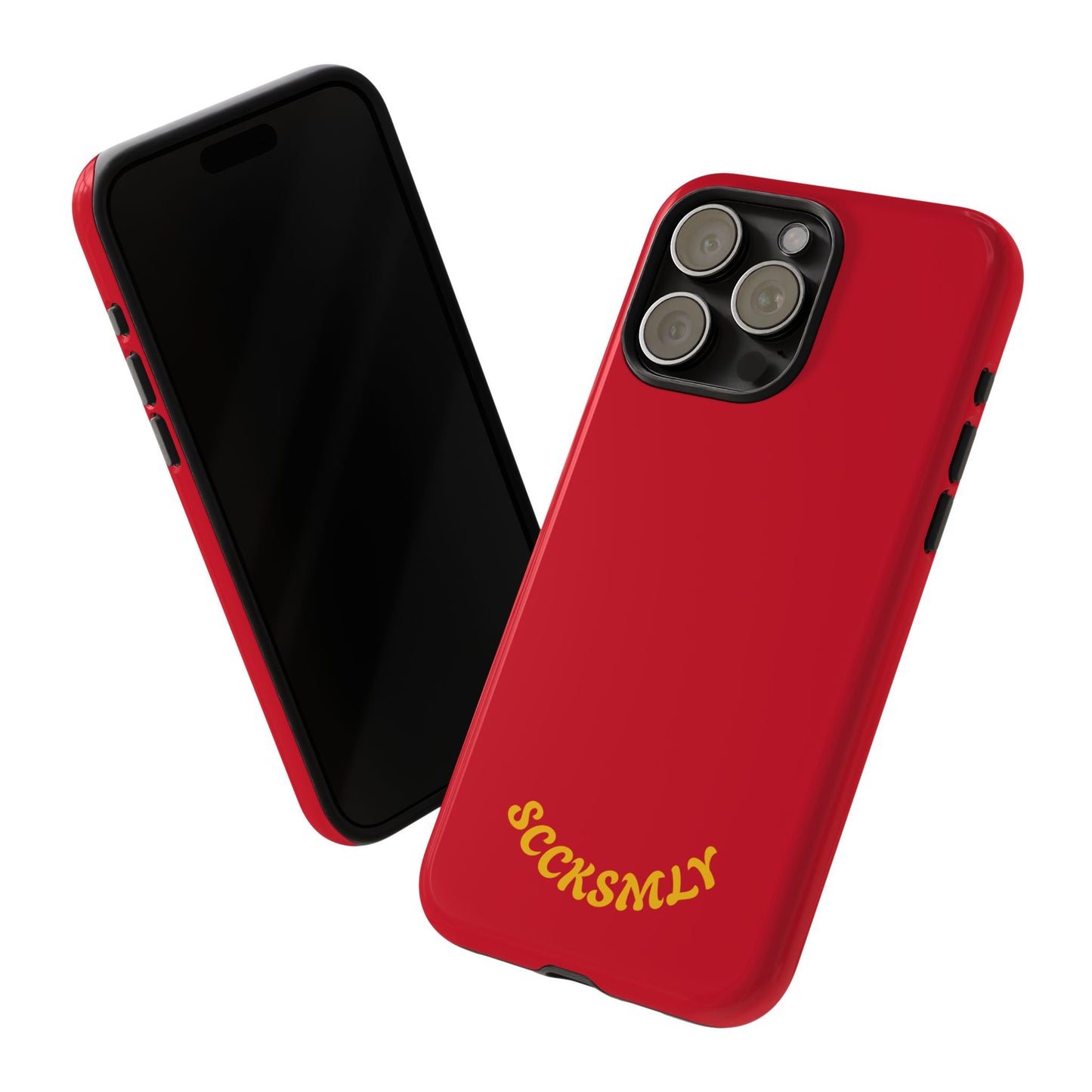 SOLID Calm Cherry Tough Case for Apple
