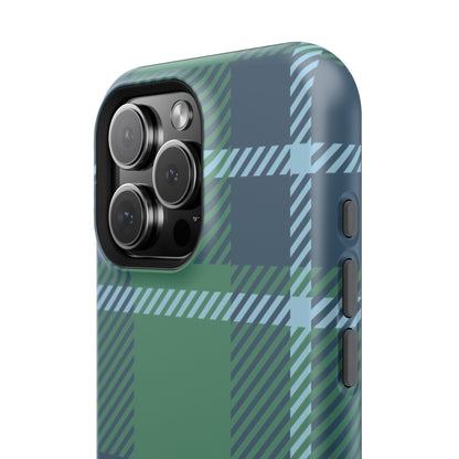 Earth and Sky Plaid Phone Case for Apple