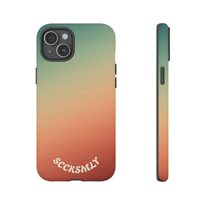 Warm Ombré Tough Phone Case for Apple