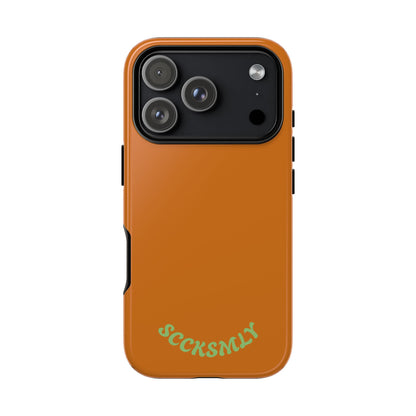 SOLID Terracotta Caoal Tough Case for Apple