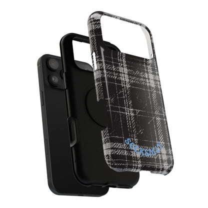 Smoky Grungy Plaid Phone Case for Apple