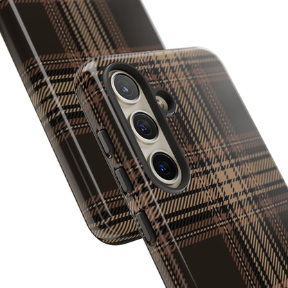 Brown Bread Plaid Tough Phone Case Samsung
