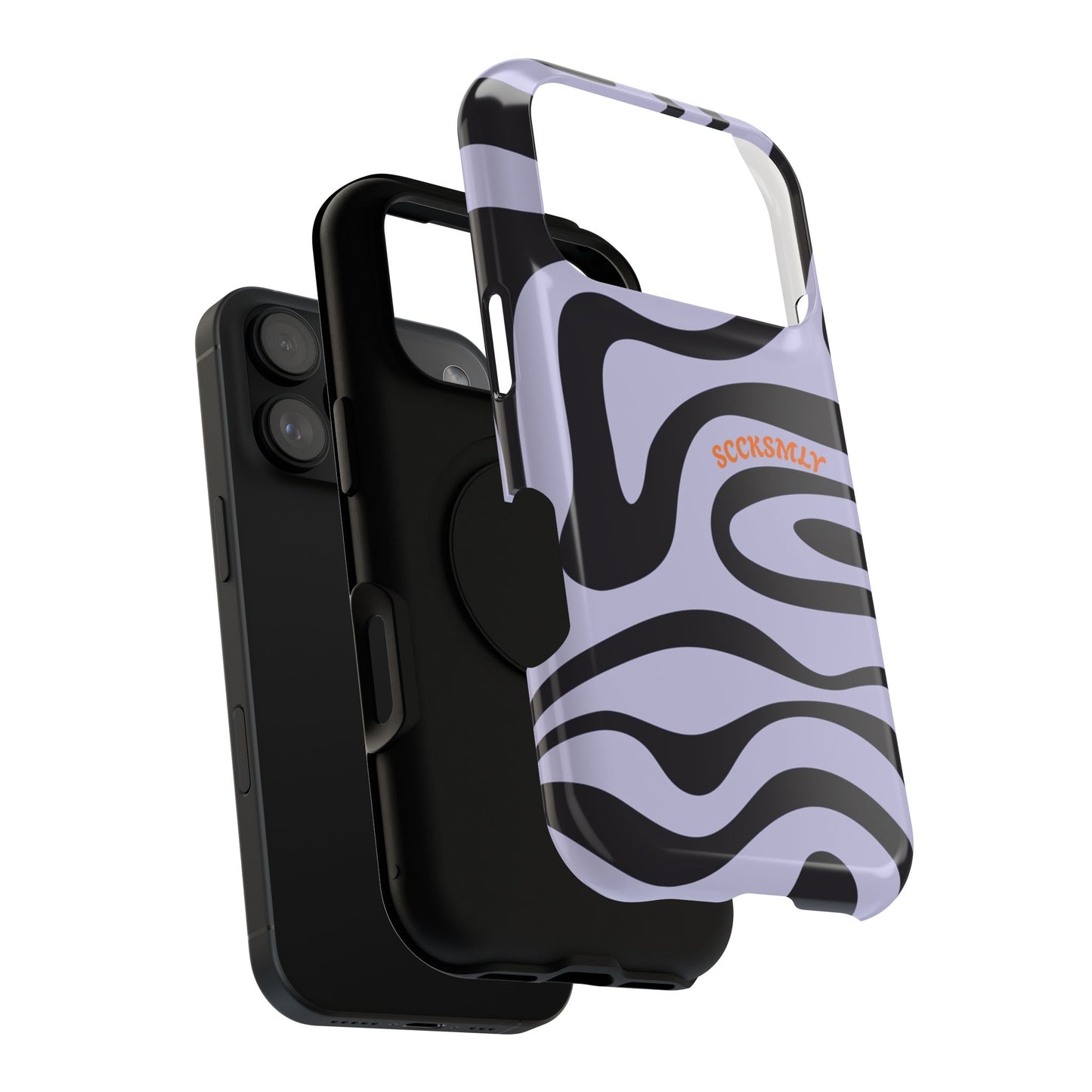 Purple Swirl Phone Case for Apple