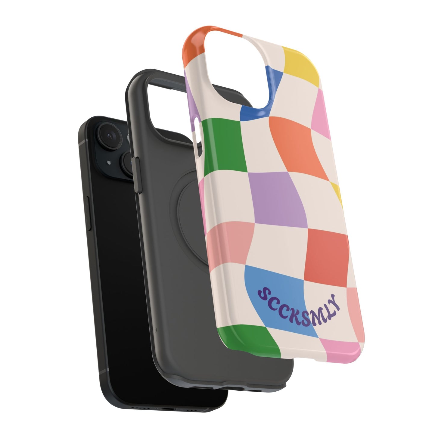 Checker Flicker Phone Case "IOS or Apple"