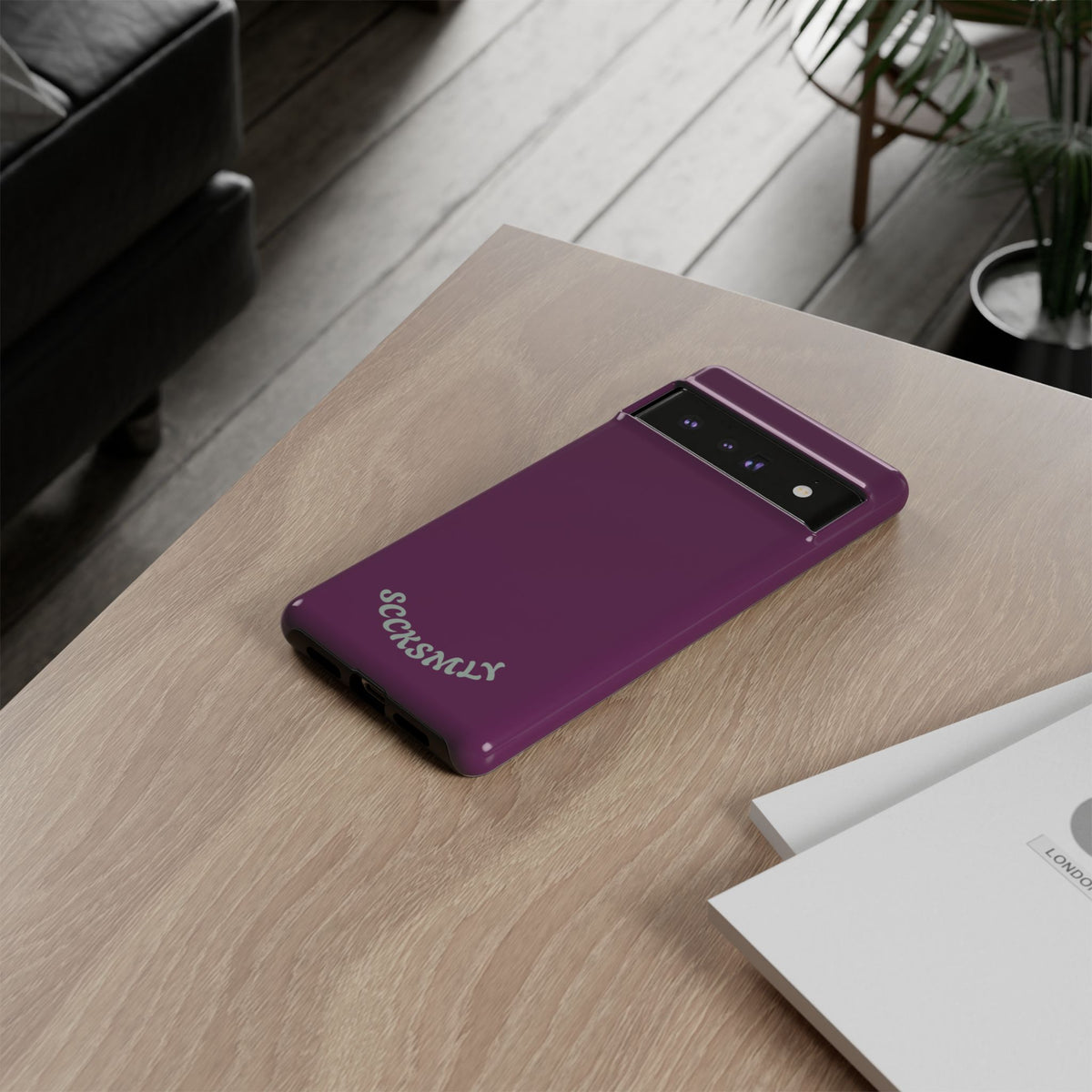 SOLID Amethyst Matte Tough Phone Case for Google Pixel