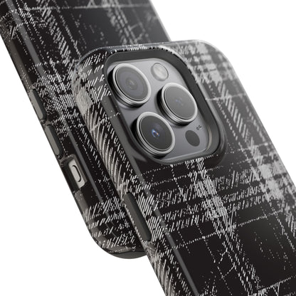 Smoky Grungy Plaid Phone Case for Apple