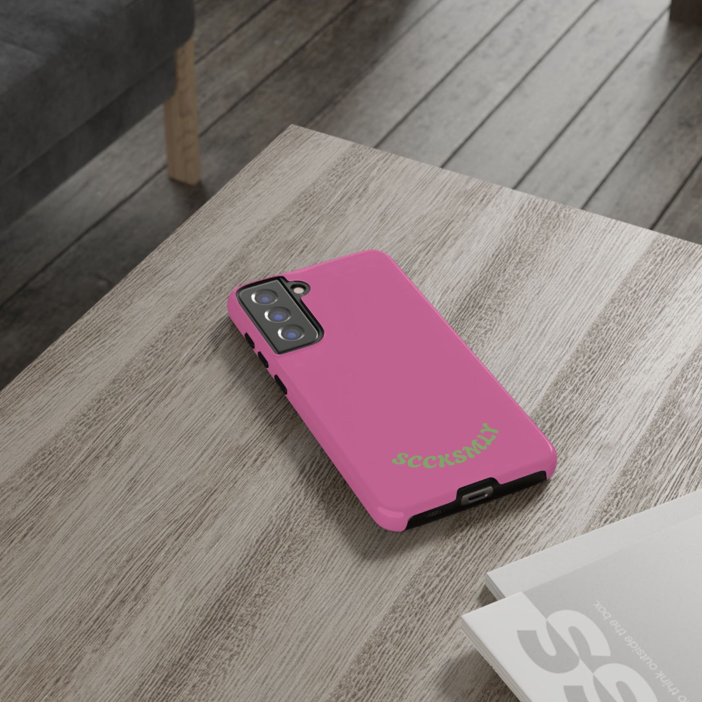 SOLID Sweet Static Pink Tough Case for Samsung