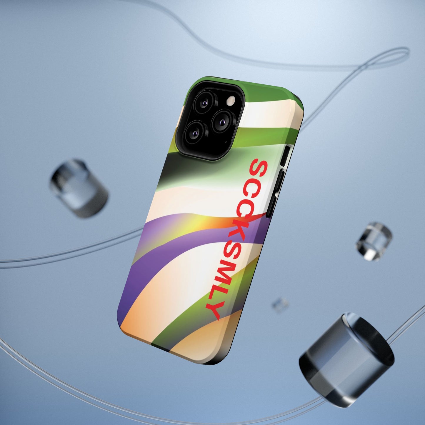 Green Waves Phone Case for "IOS or Apple"