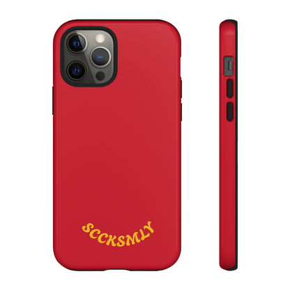SOLID Calm Cherry Tough Case for Apple