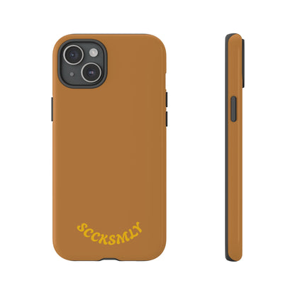 SOLID Spiced Caramel Tough Case for Apple